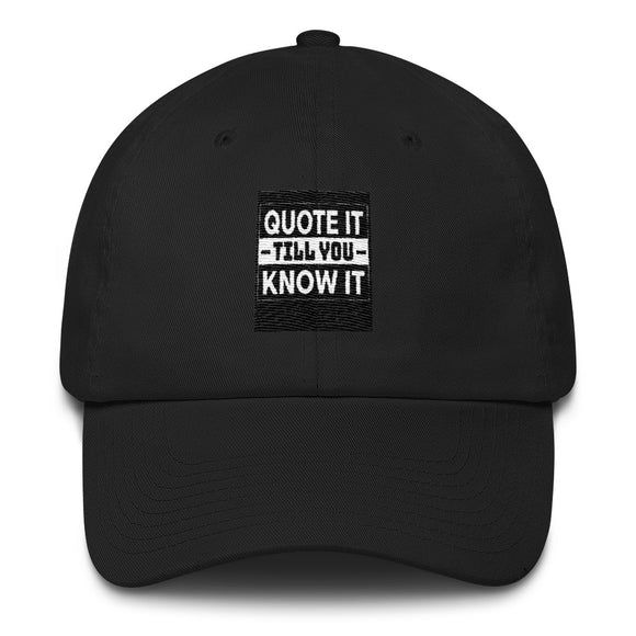 Cotton Cap-Quote It