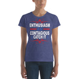 Women's short sleeve t-shirt-Enthusiasm