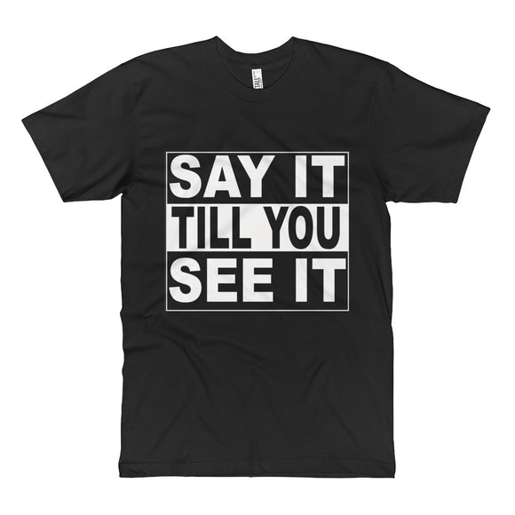 Unisex Fine Jersey Tall T-Shirt-Say It